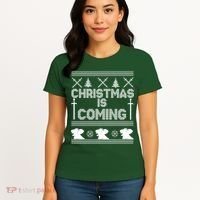 Christmas Is Coming Ugly Sweater Women's T-Shirt thumb 4