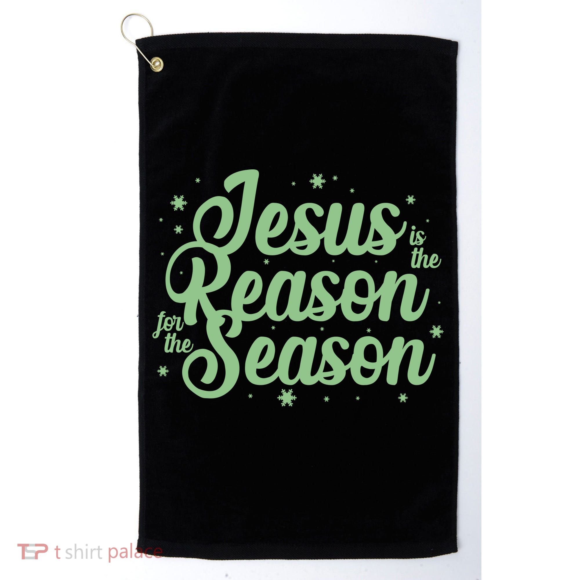 Christmas Jesus Is The Reason For The Season Golf Towel