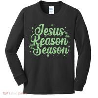 Christmas Jesus Is The Reason For The Season Kids Long Sleeve Shirt thumb 0