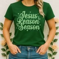 Christmas Jesus Is The Reason For The Season Women's T-Shirt thumb 2