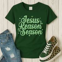 Christmas Jesus Is The Reason For The Season Women's T-Shirt thumb 3