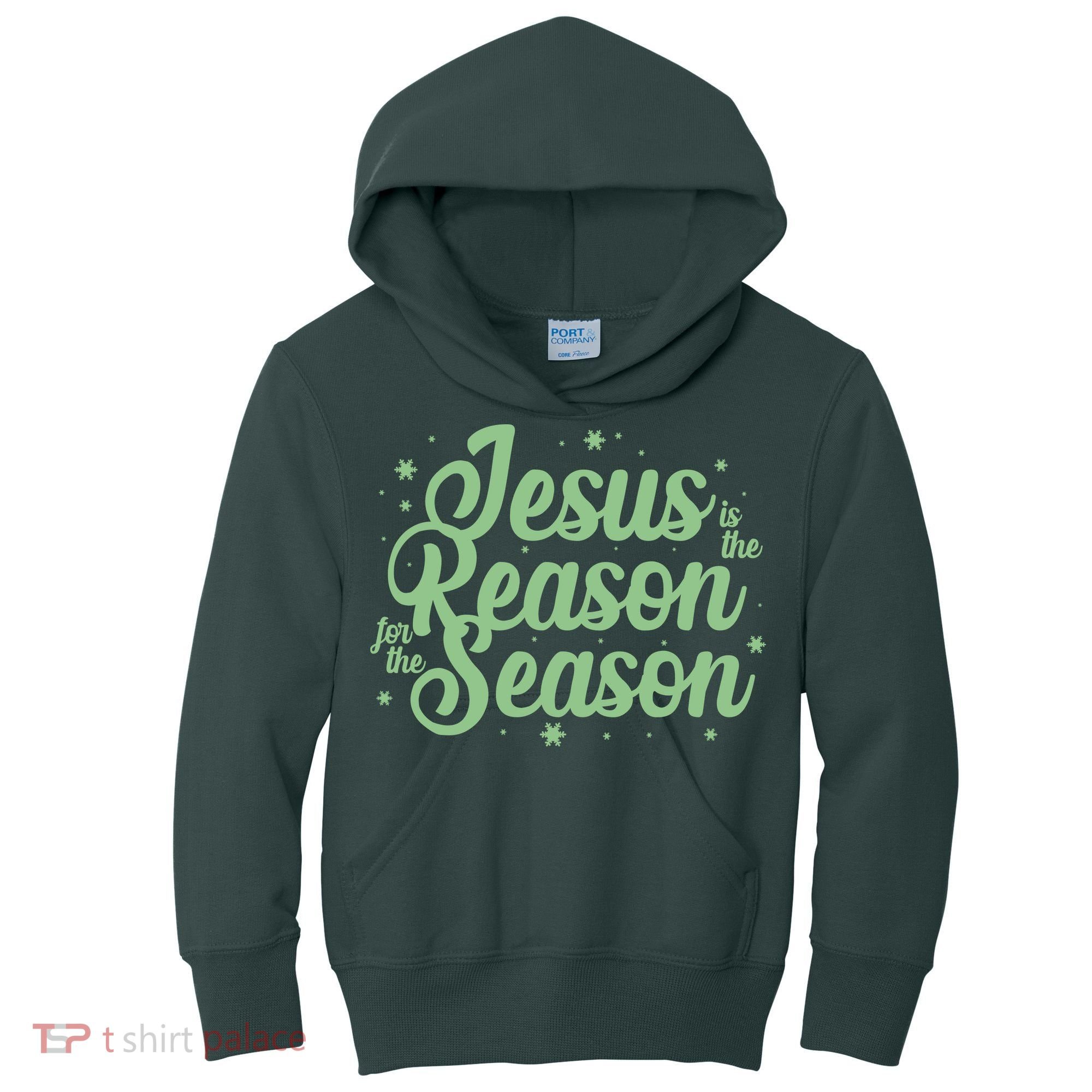 Christmas Jesus Is The Reason For The Season Kids Hoodie