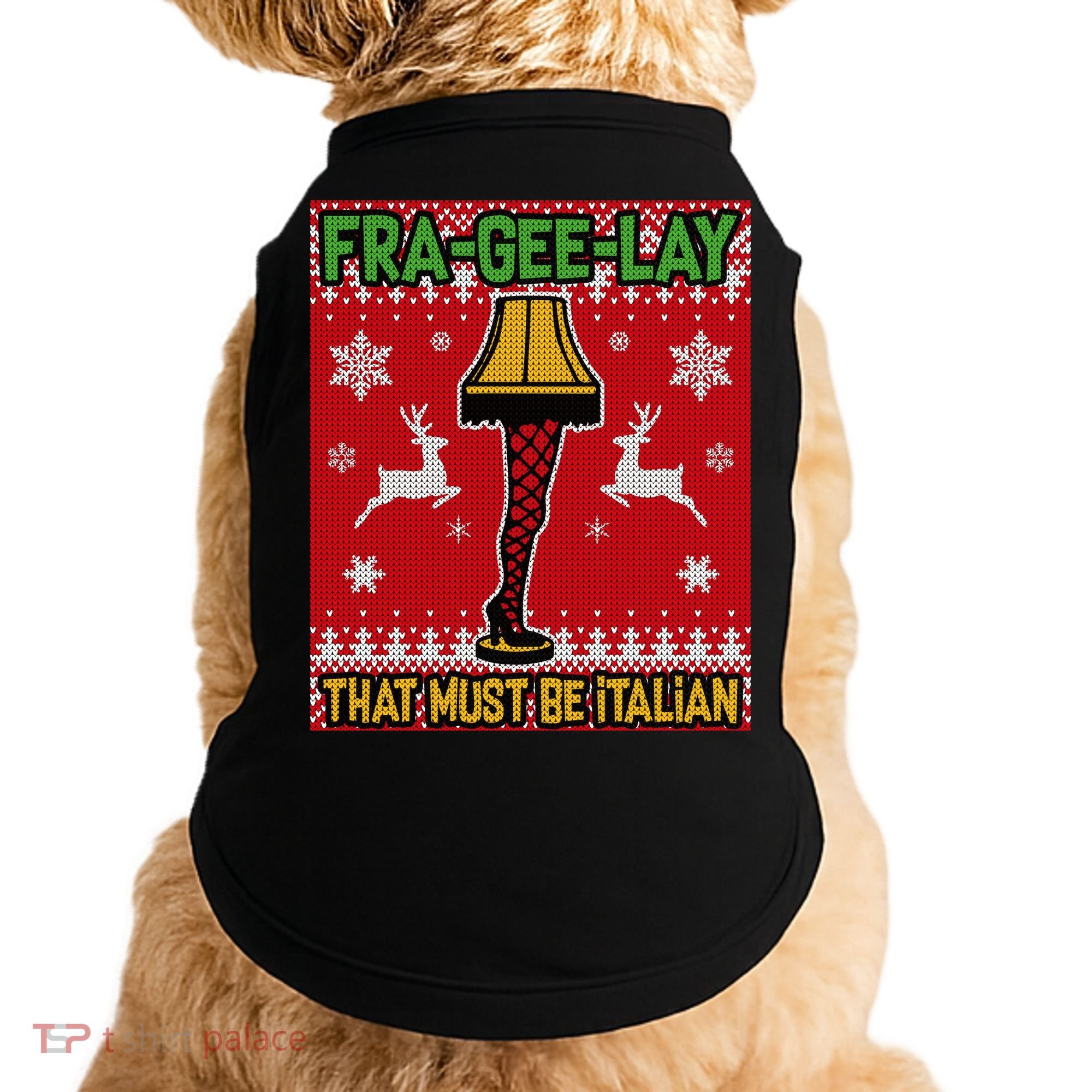 Christmas Lamp Fra Gee Lay Ugly Doggie Tank
