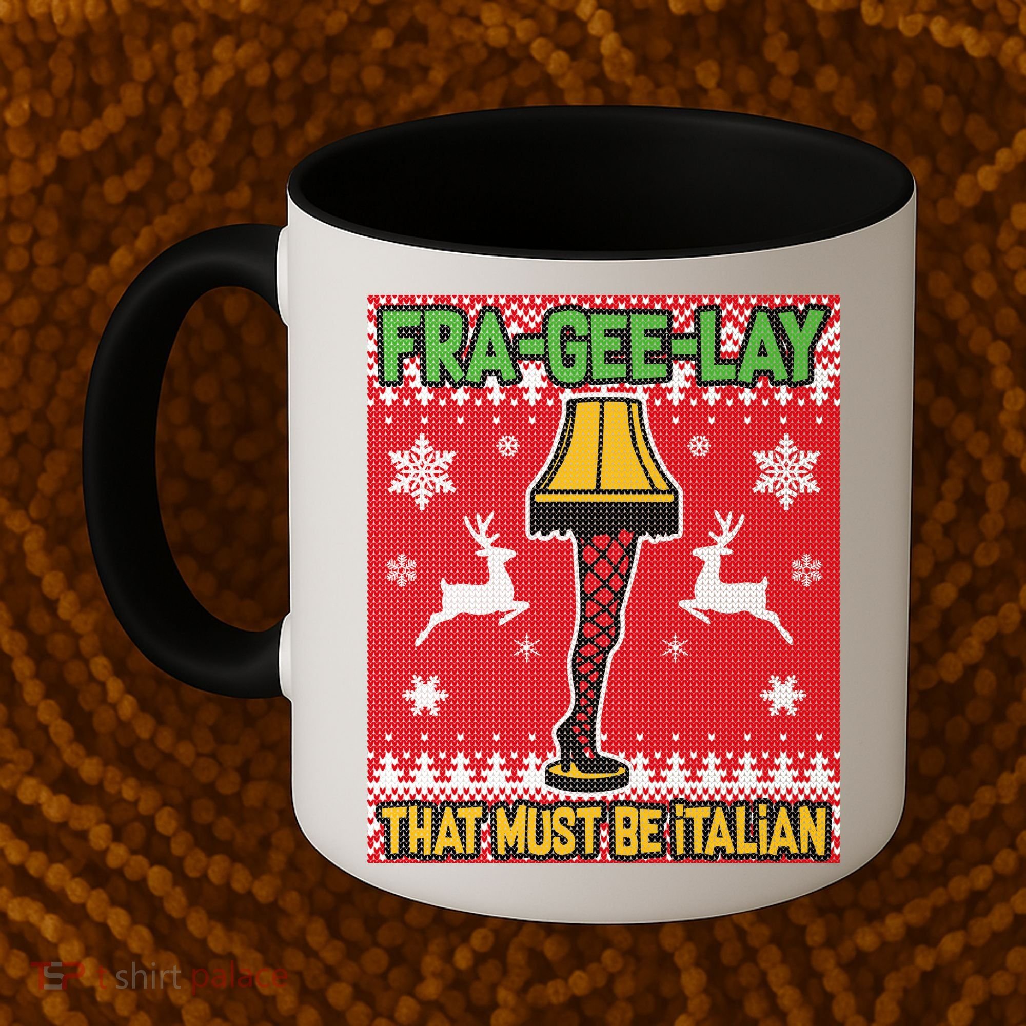 Christmas Lamp Fra Gee Lay Ugly Coffee Mug