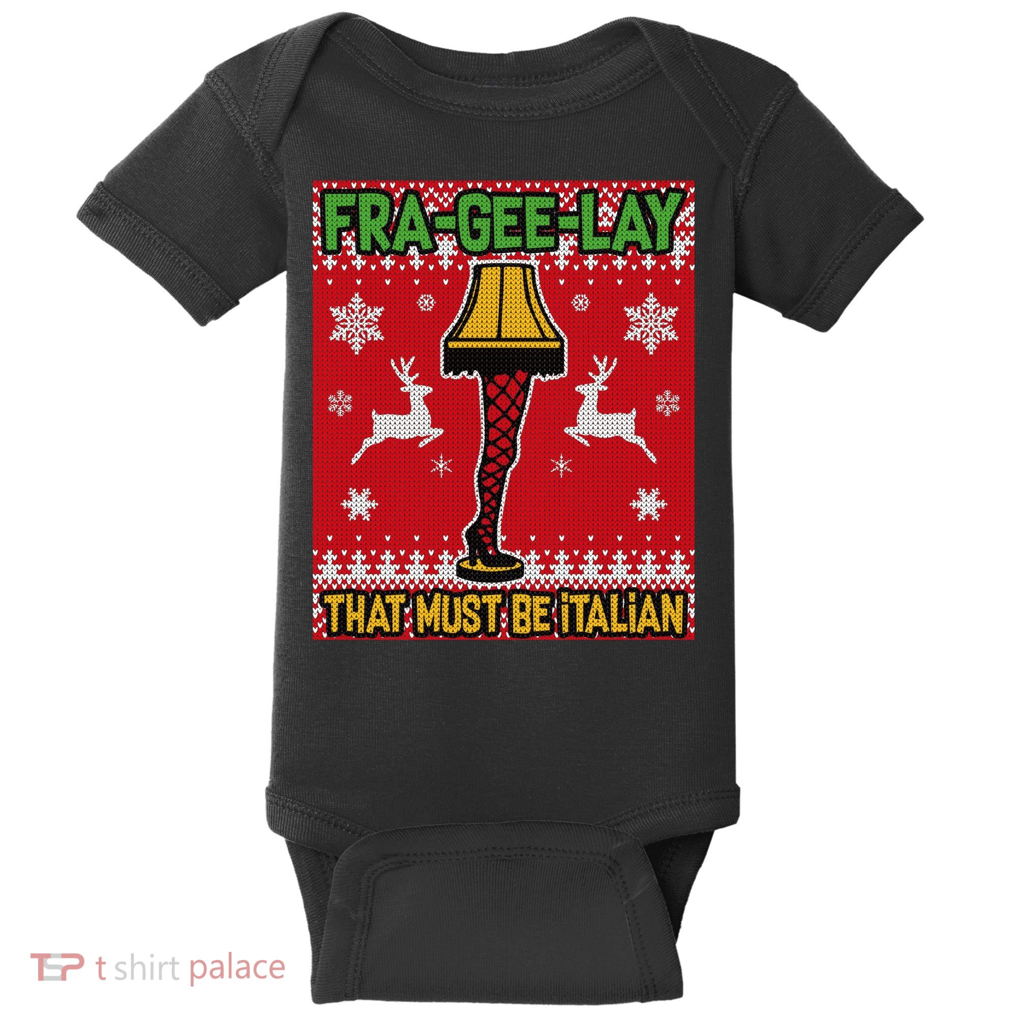 Christmas Lamp Fra Gee Lay Ugly Baby Bodysuit