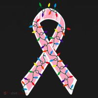 Christmas Lights Breast Cancer Ribbon Women's Tank Top thumb 5