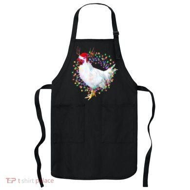Christmas Lights Chicken Apron