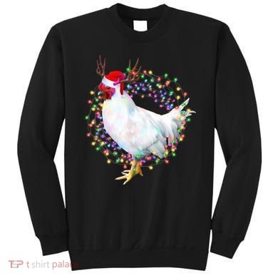Christmas Lights Chicken Sweatshirt