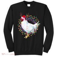 Christmas Lights Chicken Sweatshirt thumb 0