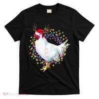 Christmas Lights Chicken T-Shirt thumb 0