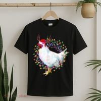 Christmas Lights Chicken T-Shirt thumb 2