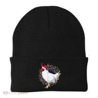 Christmas Lights Chicken Beanie thumb 0