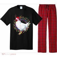 Christmas Lights Chicken Pajama Set thumb 0