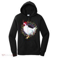 Christmas Lights Chicken Women's Hoodie thumb 0