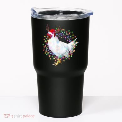Christmas Lights Chicken Tumbler