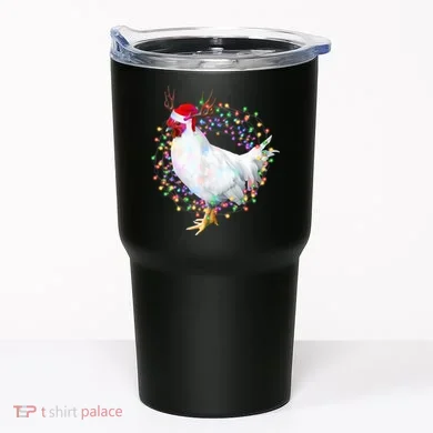 Christmas Lights Chicken Tumbler