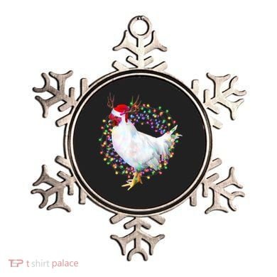 Christmas Lights Chicken Ornament