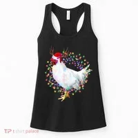 Christmas Lights Chicken Women's Tank Top thumb 0