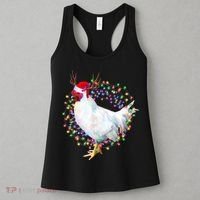 Christmas Lights Chicken Women's Tank Top thumb 3