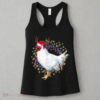 Christmas Lights Chicken Women's Tank Top thumb 3