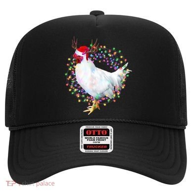Christmas Lights Chicken Hat