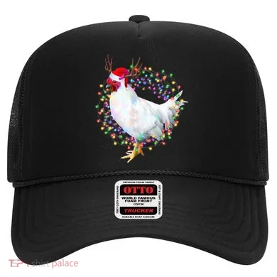 Christmas Lights Chicken Hat