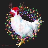 Christmas Lights Chicken Hat thumb 2
