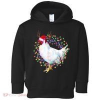 Christmas Lights Chicken Toddler Hoodie thumb 0