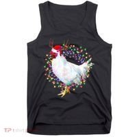 Christmas Lights Chicken Tank Top thumb 0