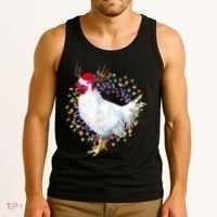 Christmas Lights Chicken Tank Top thumb 3