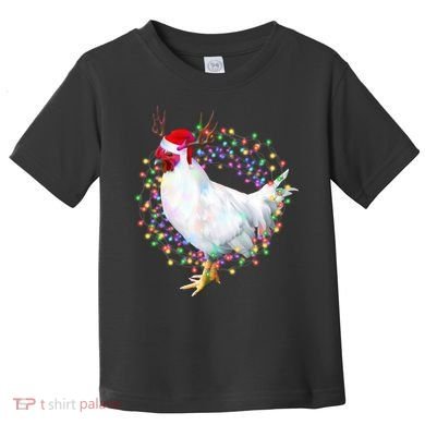 Christmas Lights Chicken Toddler T-Shirt