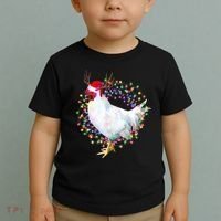 Christmas Lights Chicken Toddler T-Shirt thumb 2