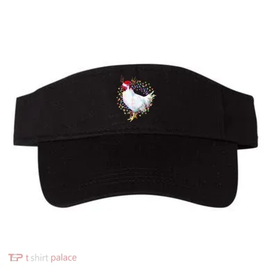 Christmas Lights Chicken Visor