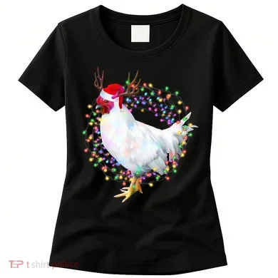 Christmas Lights Chicken Women's T-Shirt