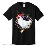 Christmas Lights Chicken Kids T-Shirt thumb 0