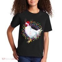 Christmas Lights Chicken Kids T-Shirt thumb 2