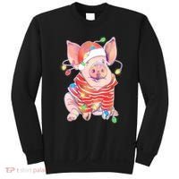 Christmas Lights Pig Sweatshirt thumb 0