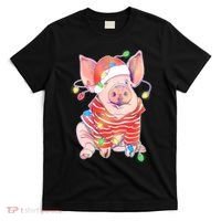 Christmas Lights Pig T-Shirt thumb 0