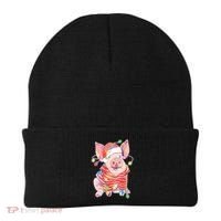 Christmas Lights Pig Beanie thumb 0