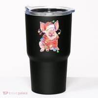 Christmas Lights Pig Tumbler thumb 0