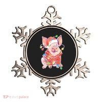 Christmas Lights Pig Ornament thumb 0