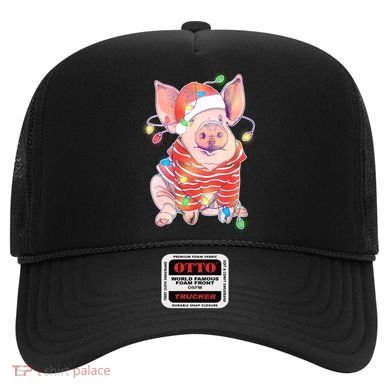 Christmas Lights Pig Hat