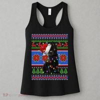 Christmas Lights Santa Cat Ugly Women's Tank Top thumb 3
