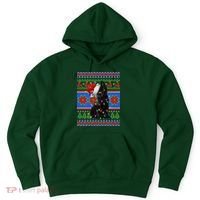 Christmas Lights Santa Cat Ugly Hoodie thumb 0