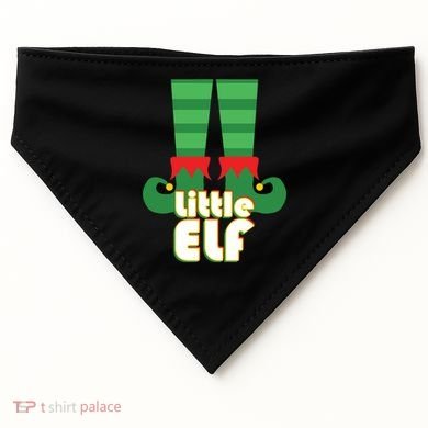 Christmas: Little Elf USA-Made Doggie Bandana