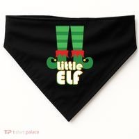 Christmas: Little Elf USA-Made Doggie Bandana thumb 0