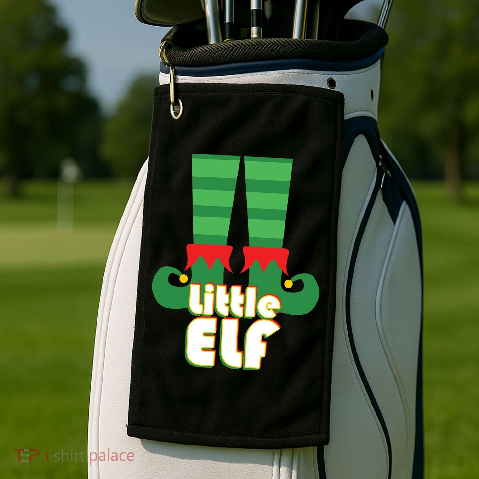 Christmas: Little Elf Golf Towel