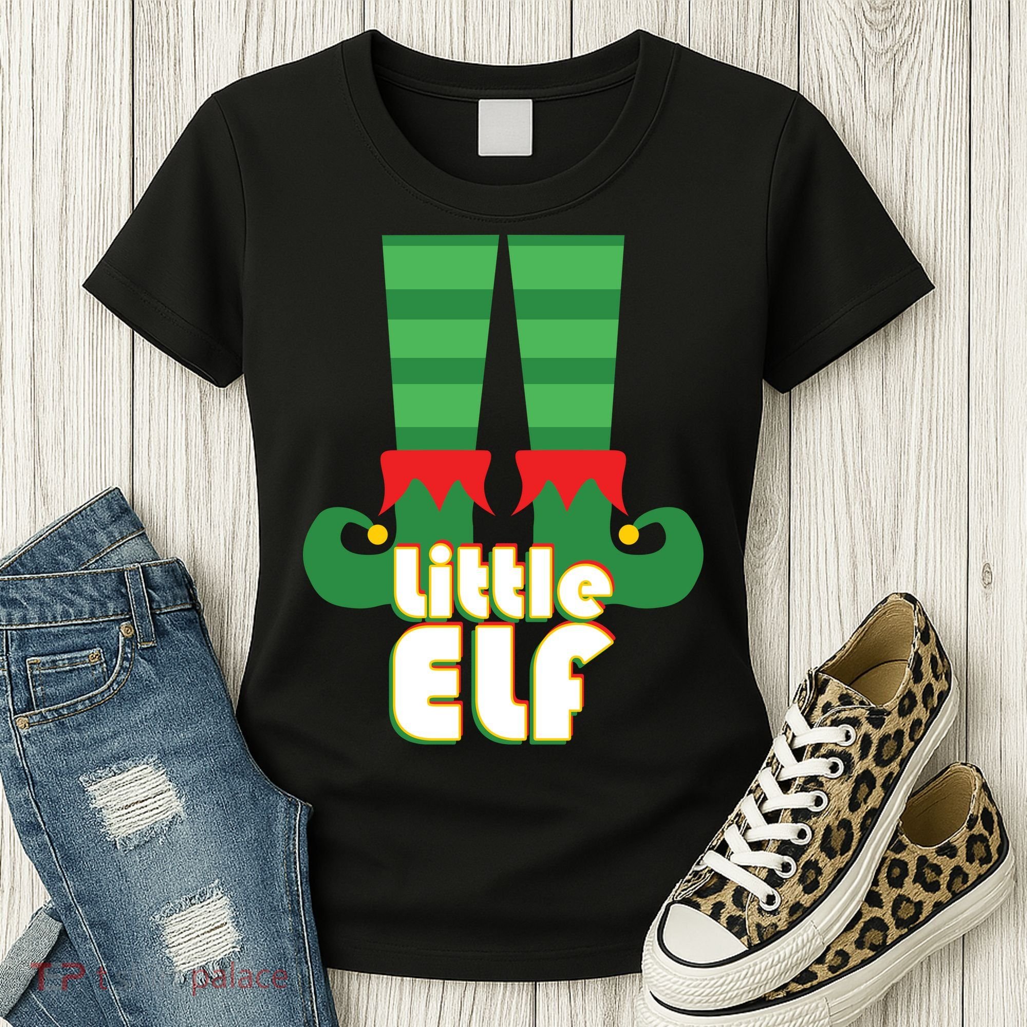 Christmas: Little Elf Women's T-Shirt