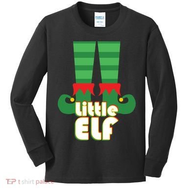 Christmas: Little Elf Kids Long Sleeve Shirt