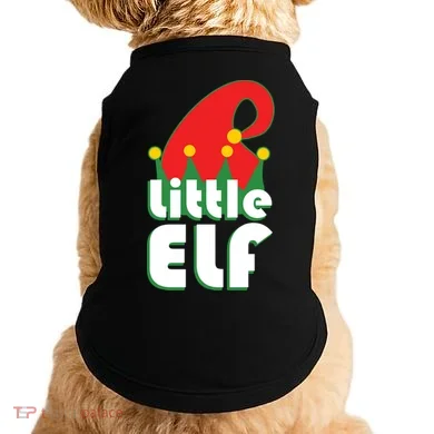Christmas Little Elf Hat Doggie Tank